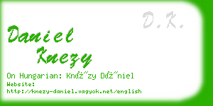 daniel knezy business card